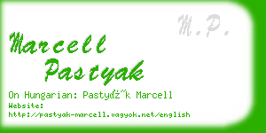 marcell pastyak business card